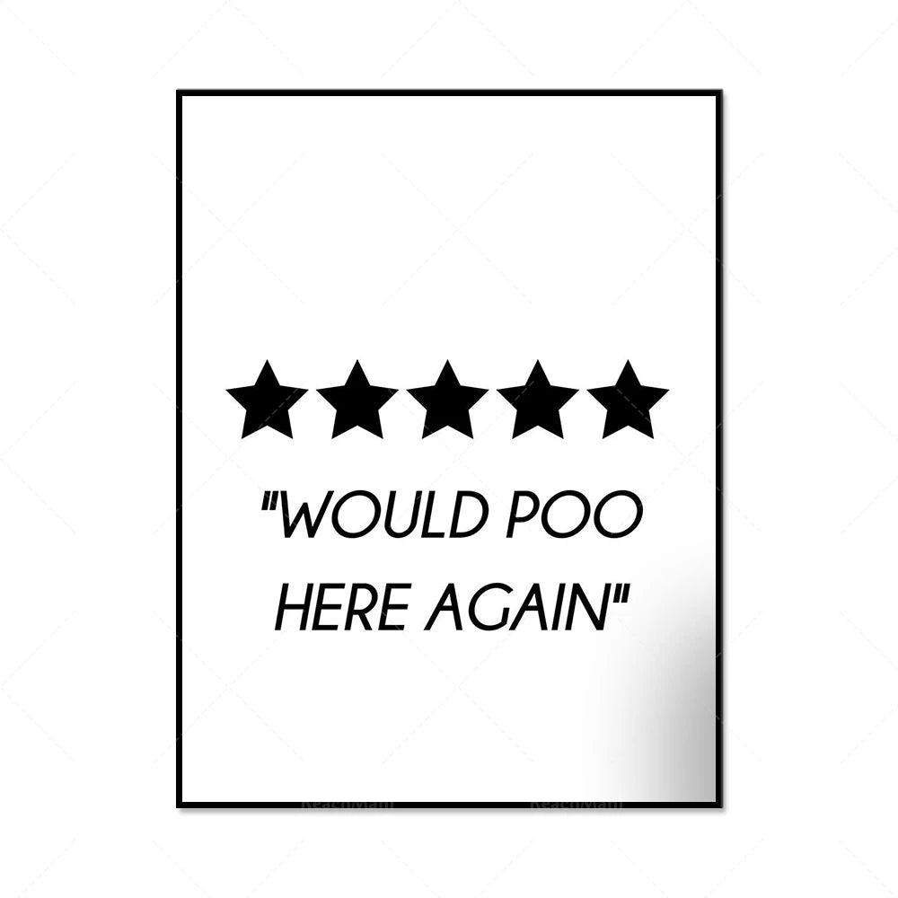 Forget Your Phone? – Funny Bathroom Canvas Print