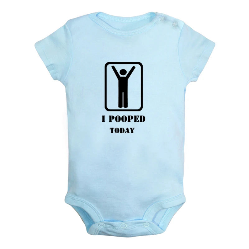 "I Pooped Today" Baby Onesie – Cute & Comfy for Little Ones!