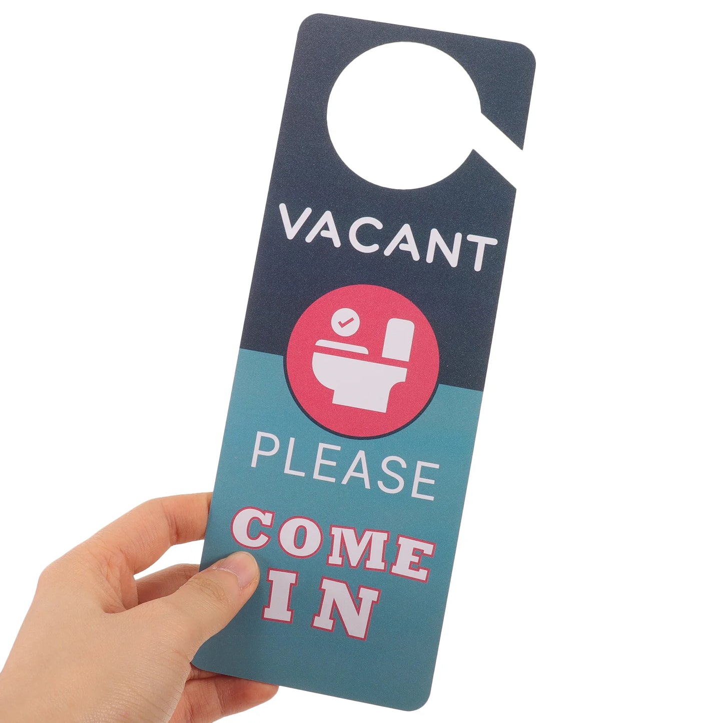 Funny Bathroom Door Hanger – “Please Come In” (Double-Sided Humor for Your Throne Room)
