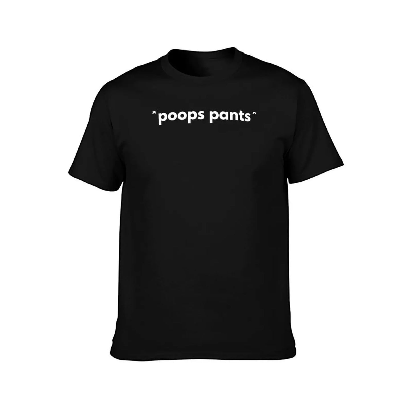 "Poops Pants" Funny Graphic T-Shirt – Quick-Drying Cotton Tee for Men