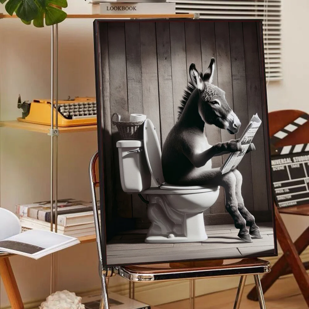 Funny Animal Bathroom Posters – Decor for a Wildly Entertaining Throne Room