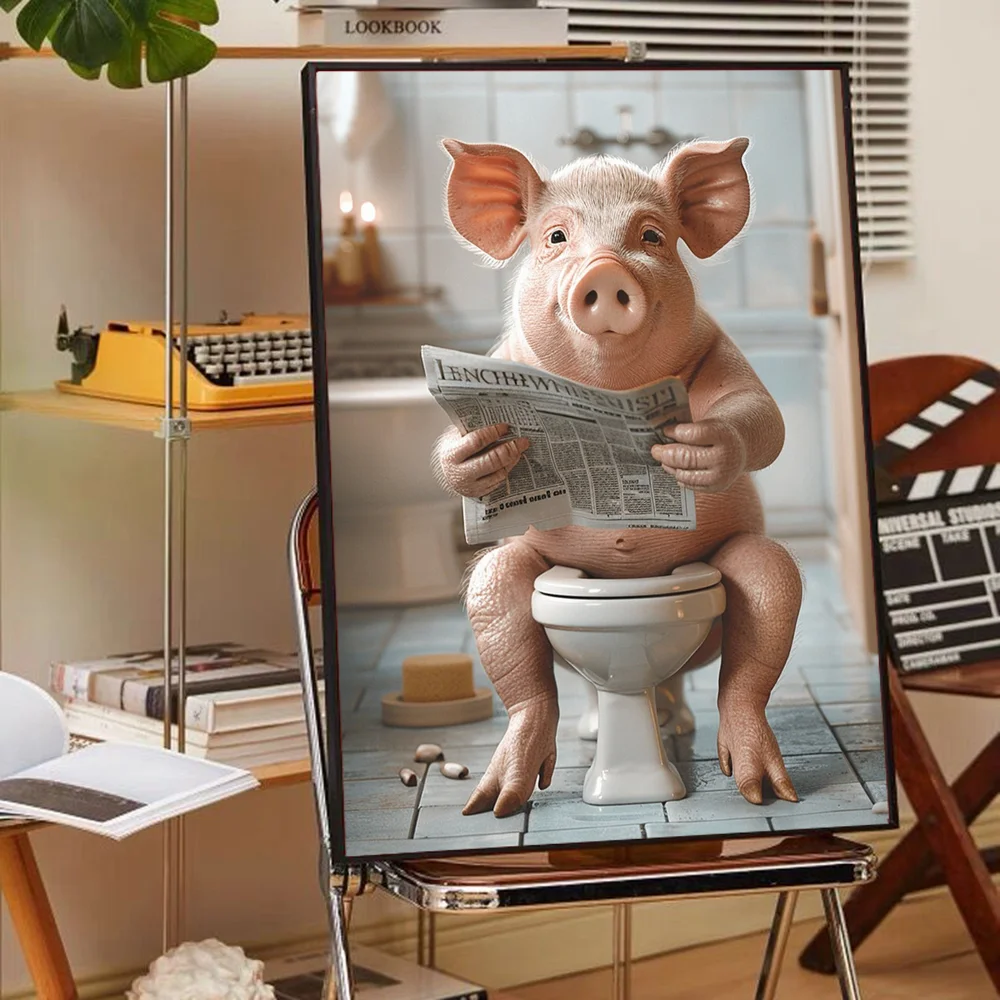 Funny Animal Bathroom Posters – Decor for a Wildly Entertaining Throne Room