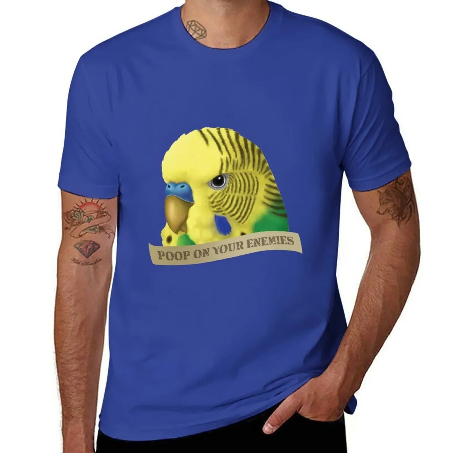 "Poop On Your Enemies" Funny T-Shirt – New Edition Black Tee for Men
