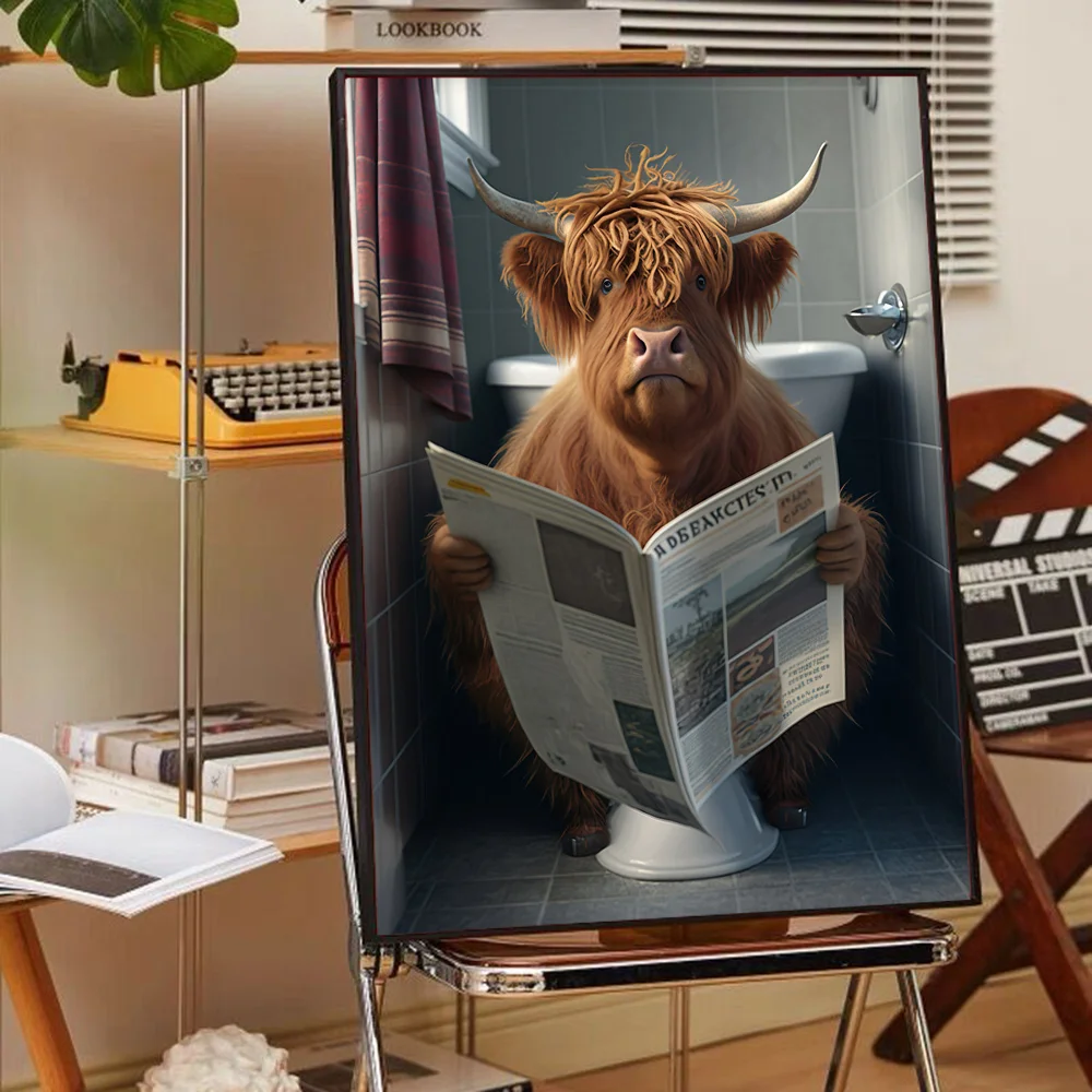 Funny Animal Bathroom Posters – Decor for a Wildly Entertaining Throne Room