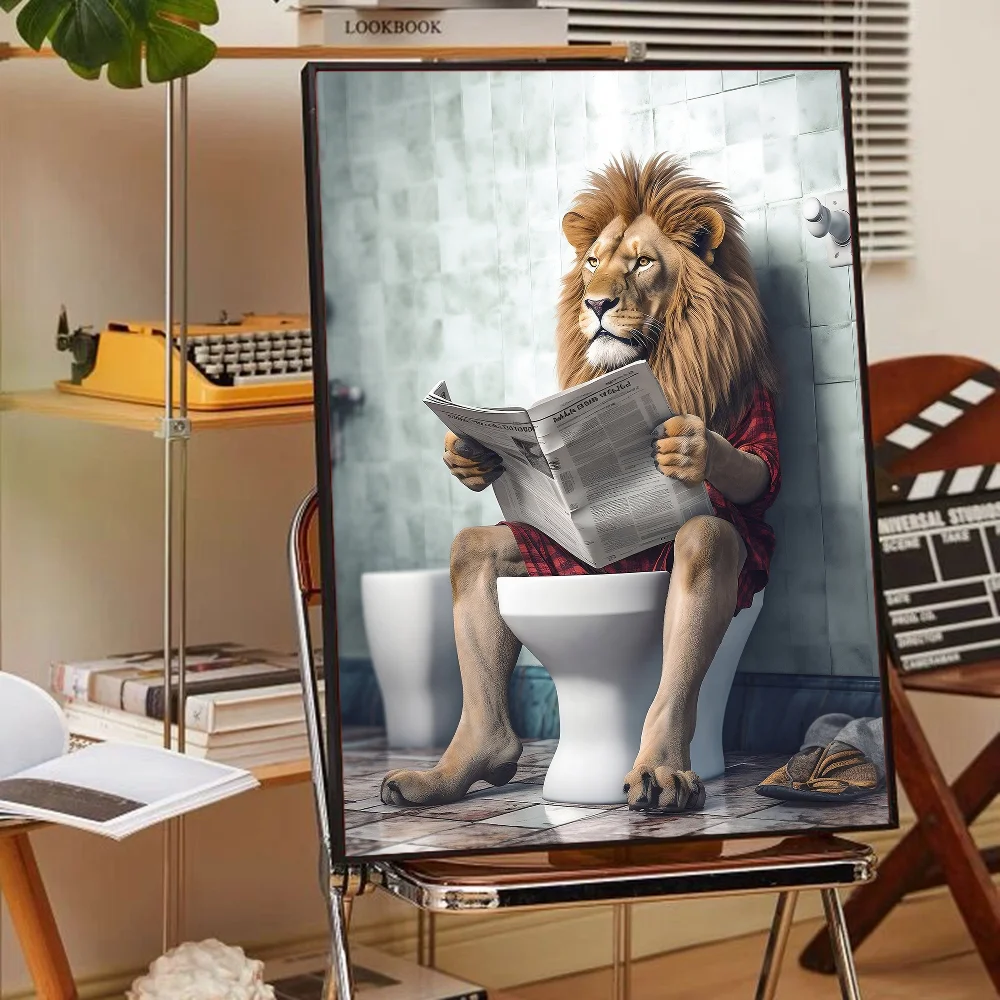 Funny Animal Bathroom Posters – Decor for a Wildly Entertaining Throne Room