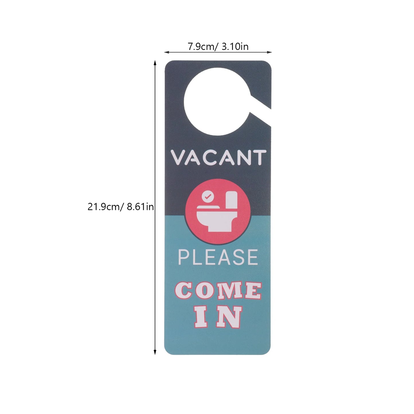 Funny Bathroom Door Hanger – “Please Come In” (Double-Sided Humor for Your Throne Room)