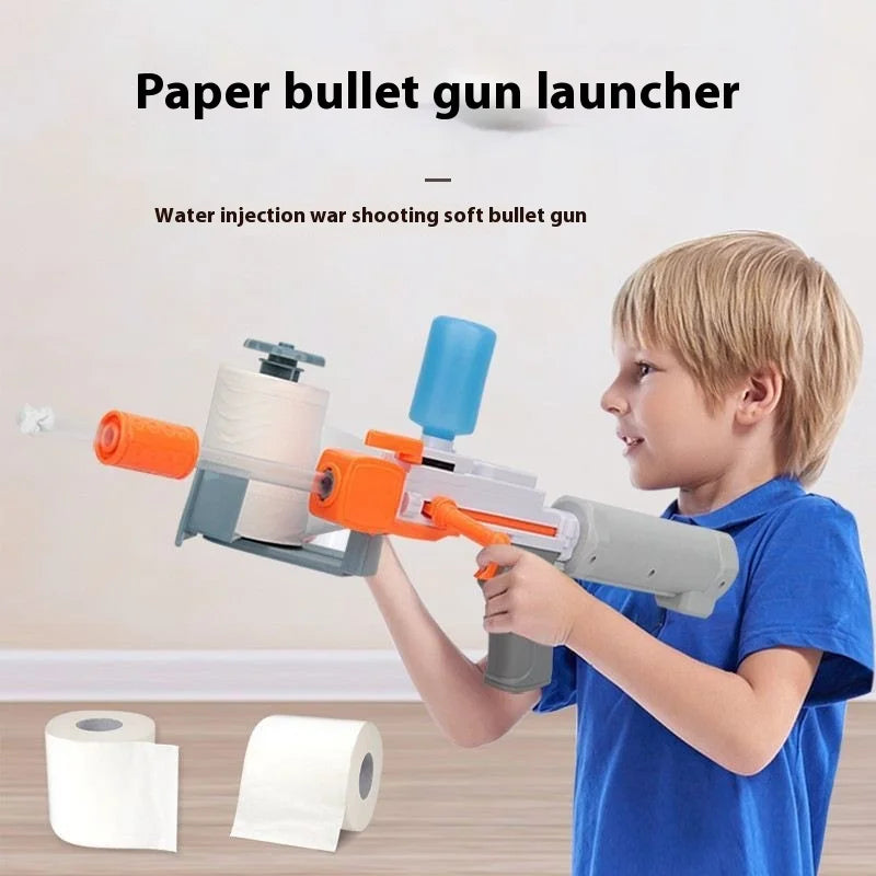 Toilet Paper Blaster – Spitball Warfare!