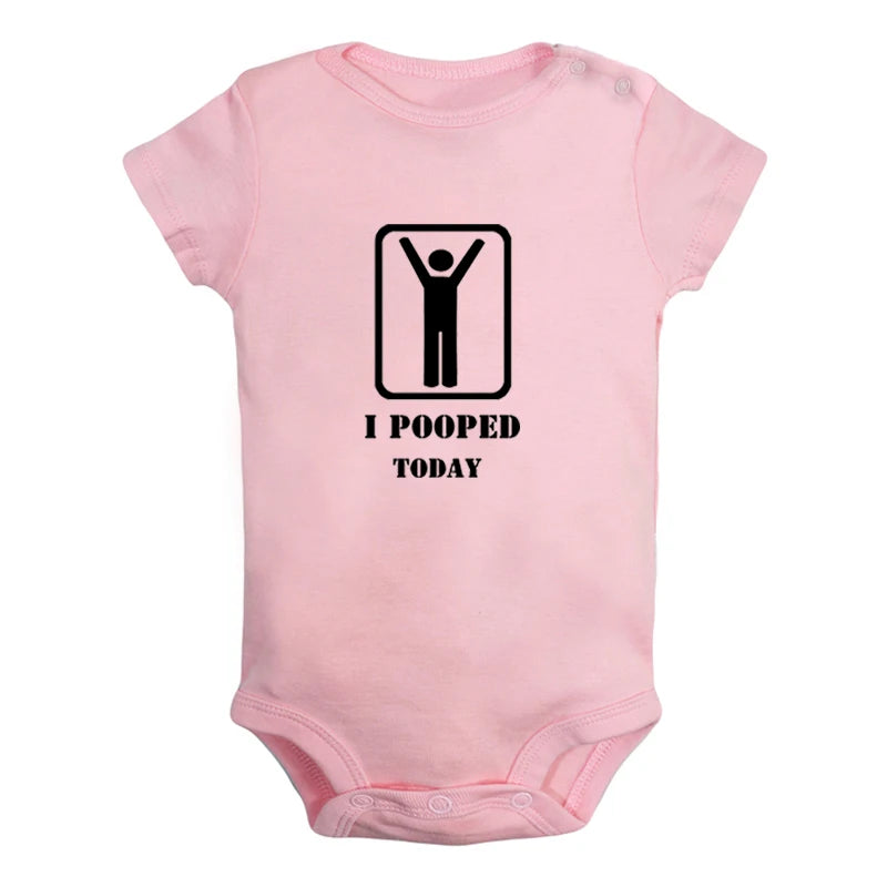"I Pooped Today" Baby Onesie – Cute & Comfy for Little Ones!
