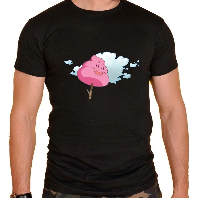 "Anime Poop Emoji" Funny Graphic T-Shirt – Unisex 100% Cotton Tee