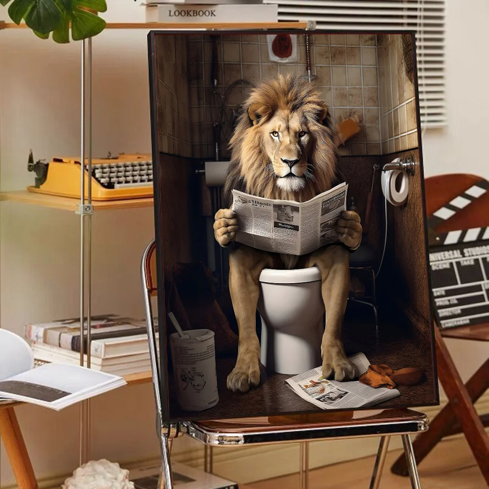Funny Animal Bathroom Posters – Decor for a Wildly Entertaining Throne Room