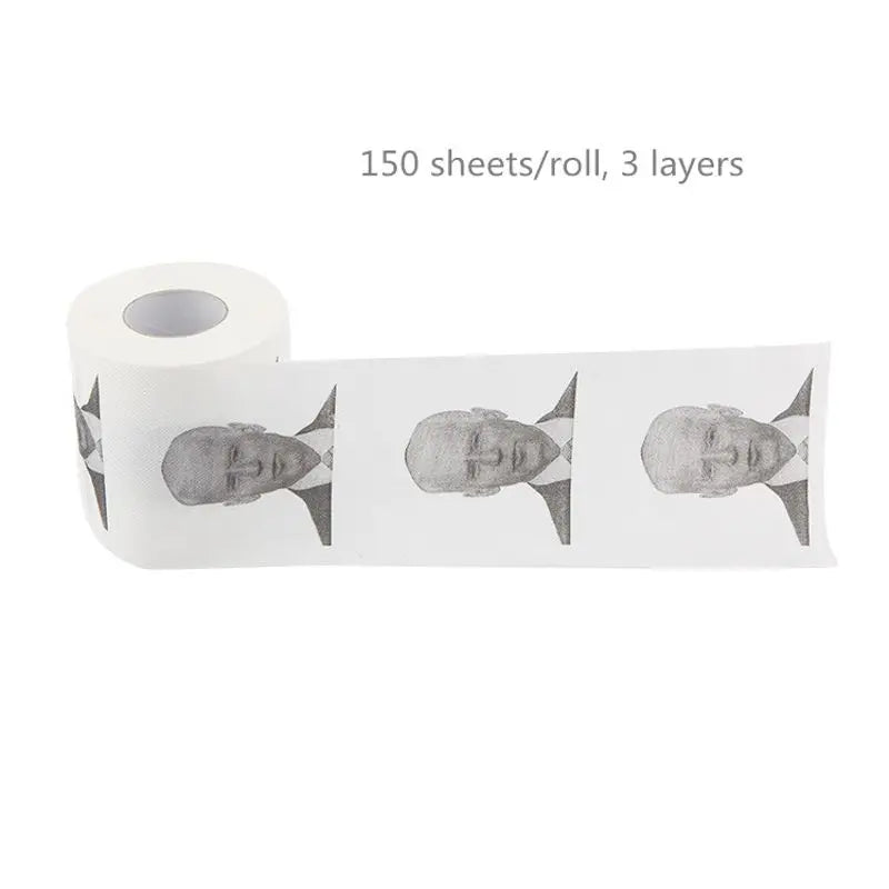 Joe Biden Humor Printed Toilet Paper Roll – A Presidential Bathroom Prank Gift