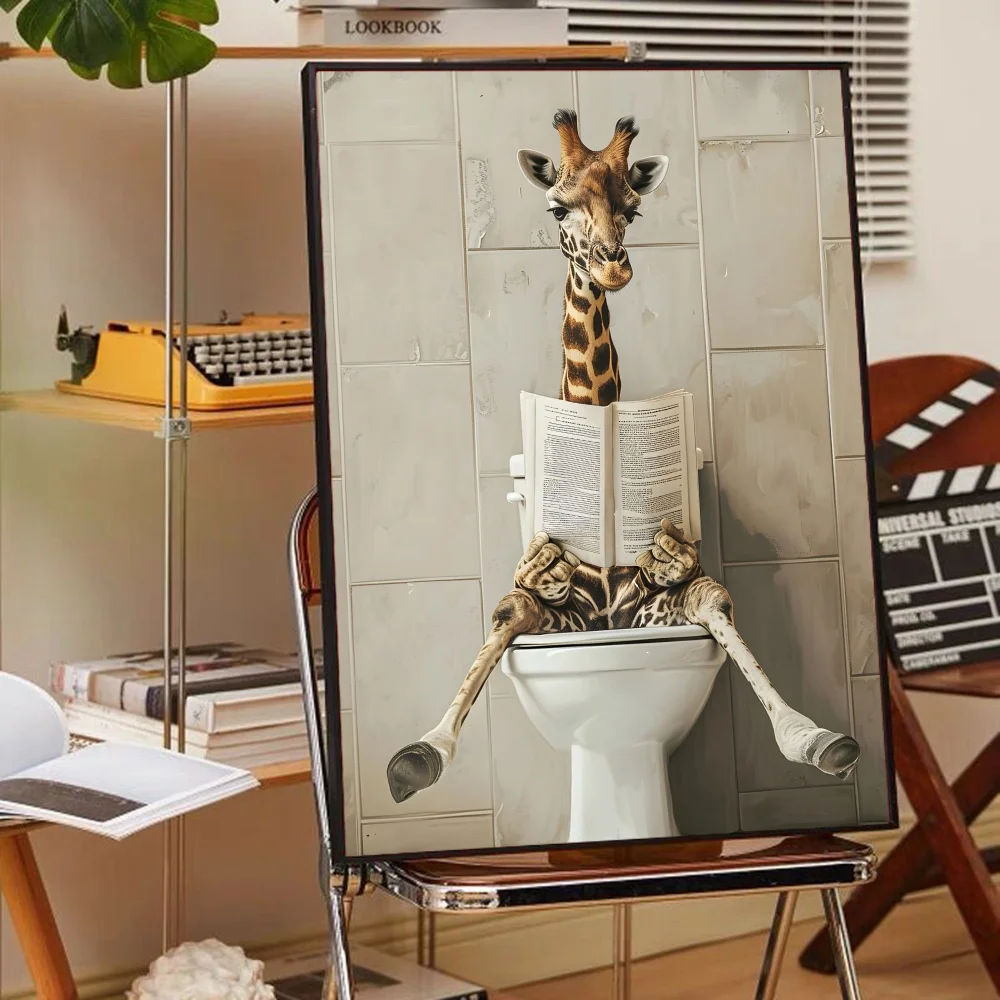Funny Animal Bathroom Posters – Decor for a Wildly Entertaining Throne Room