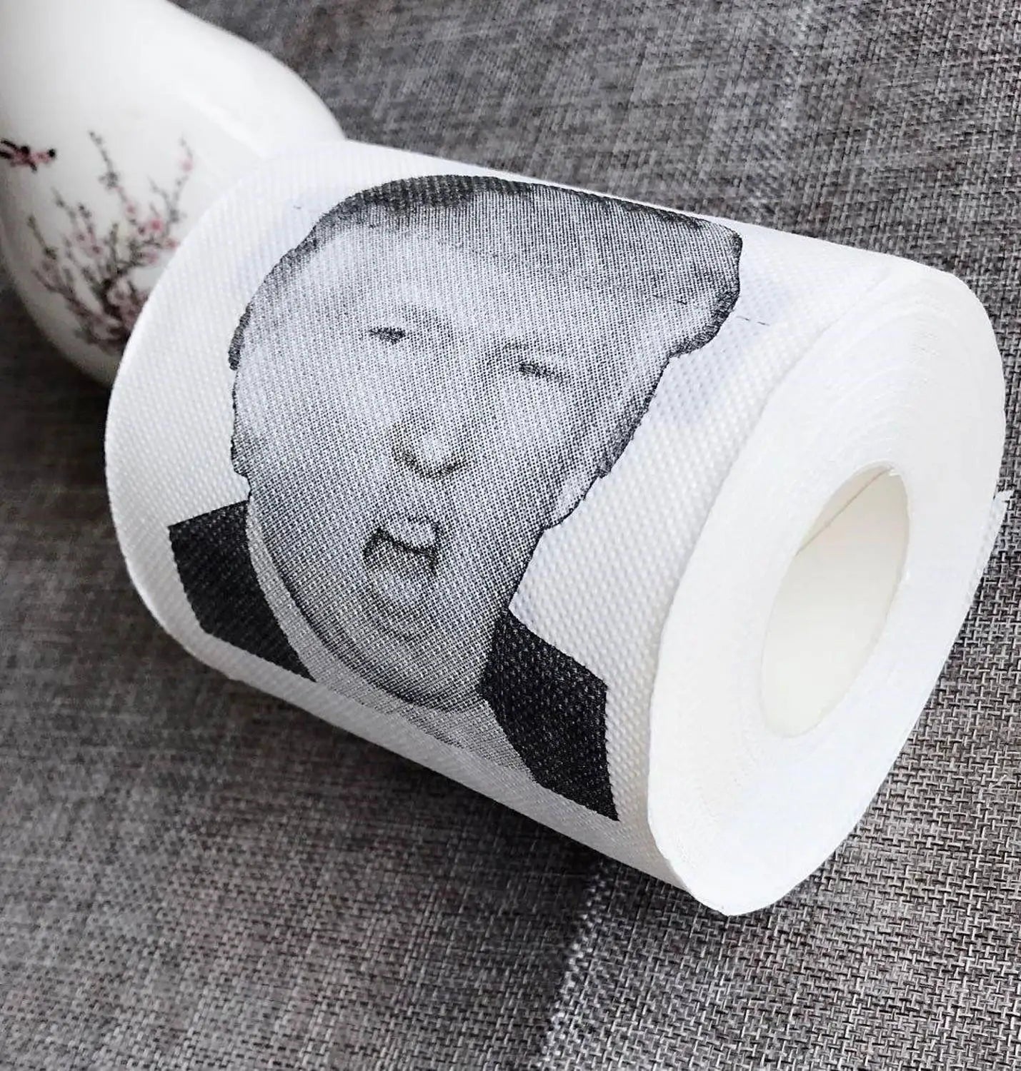 Donald Trump Humor Printed Toilet Paper Roll – A Presidential Bathroom Gift