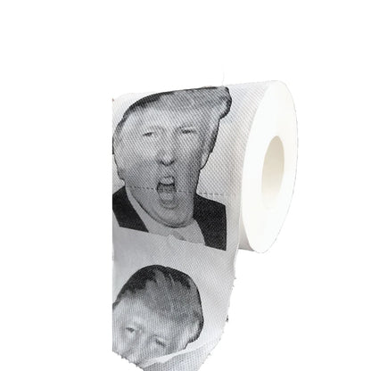Donald Trump Humor Printed Toilet Paper Roll – A Presidential Bathroom Gift