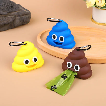 Poop Emoji Bag Dispenser – Cleanup with a Laugh!