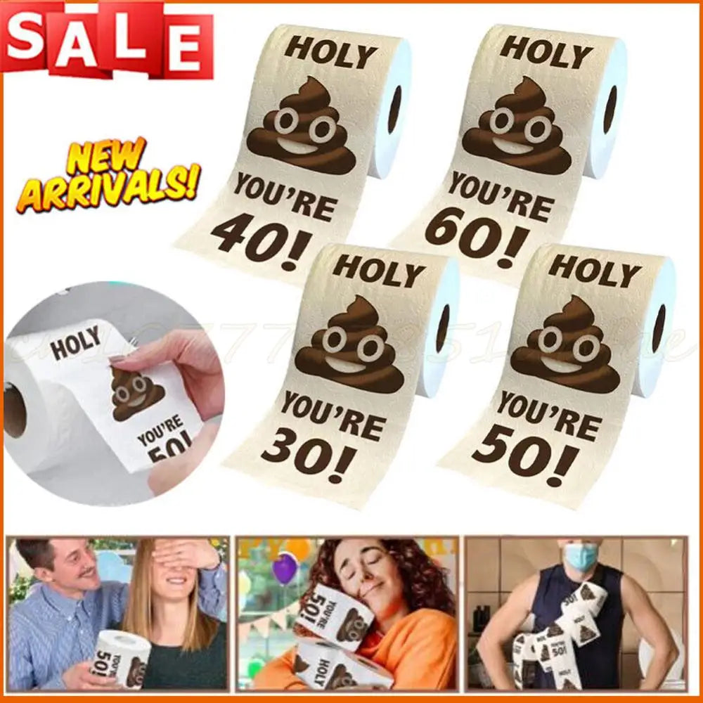 Poop Face Emoji Toilet Paper – The Ultimate Birthday Prank!