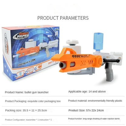 Toilet Paper Blaster – Spitball Warfare!