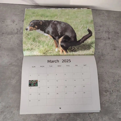 2025 Funny Dogs Pooping Calendar – A Year of Laughs!
