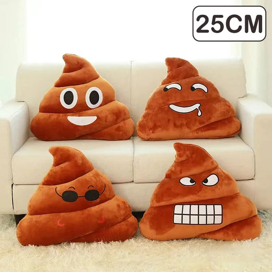 Poop Emoji Plush Pillow – Soft, Comedic Comfort!