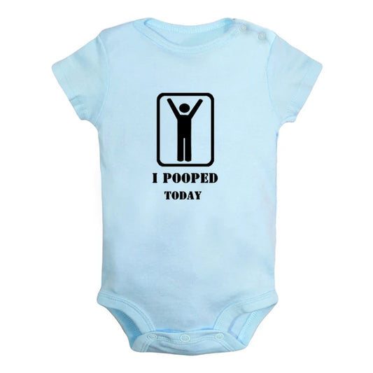 "I Pooped Today" Baby Onesie – Cute & Comfy for Little Ones!