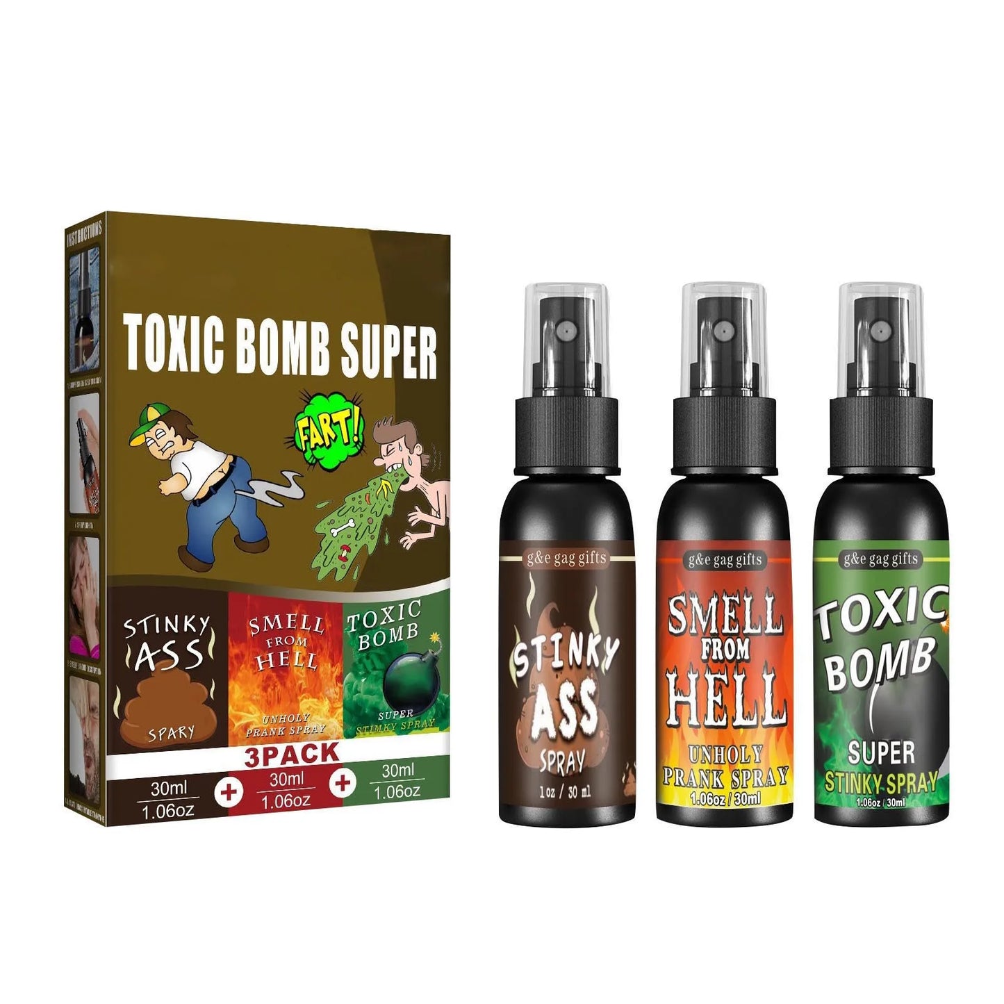30ml Poop Spray – Extra Stinky Prank in a Bottle!