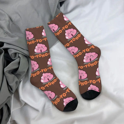 Men's Pinky Poop Compression Socks – Fun & Supportive!