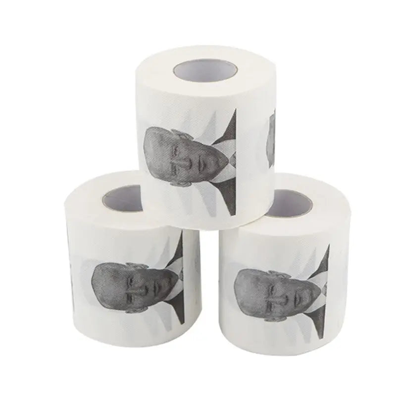 Joe Biden Humor Printed Toilet Paper Roll – A Presidential Bathroom Prank Gift