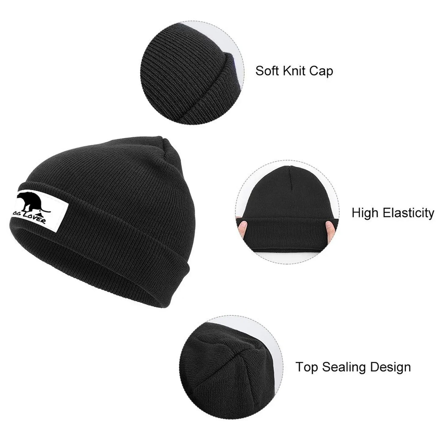 Funny Pooping Dog Knitted Cap – Cozy & Hilarious Headwear!