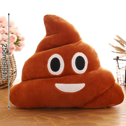 Poop Emoji Plush Pillow – Soft, Comedic Comfort!
