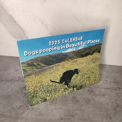 2025 Funny Dogs Pooping Calendar – A Year of Laughs!