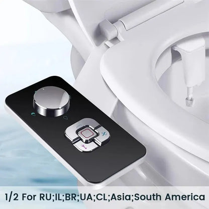 SAMODRA Non-Electric Bidet – Refreshingly Cool & Clean with Adjustable Pressure