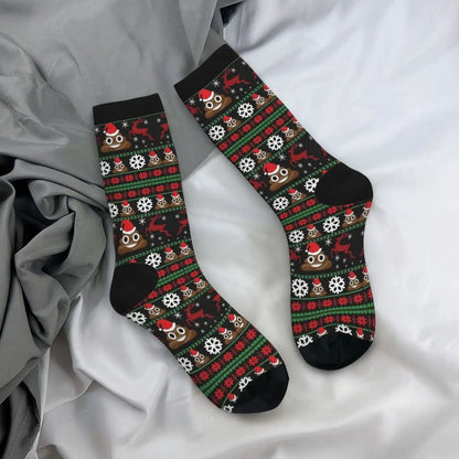 Funny Poop Christmas Stockings – Ugly & Hilarious Holiday Socks!