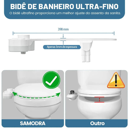 SAMODRA Non-Electric Bidet – A VIP Splash for Your Backside (Frontal & Rear Wash)