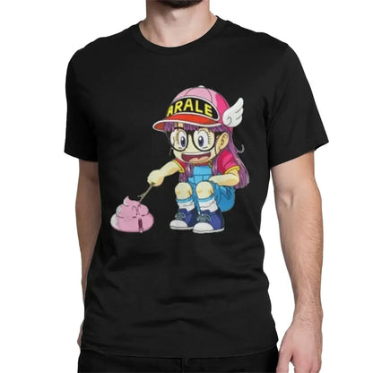 "Poking Poop" Funny Anime Graphic T-Shirt – Unisex Cotton Tee