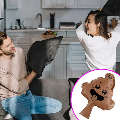 Poop-Shaped Self-Inflating Whoopee Cushion – Hilarious Fart Prank Toy