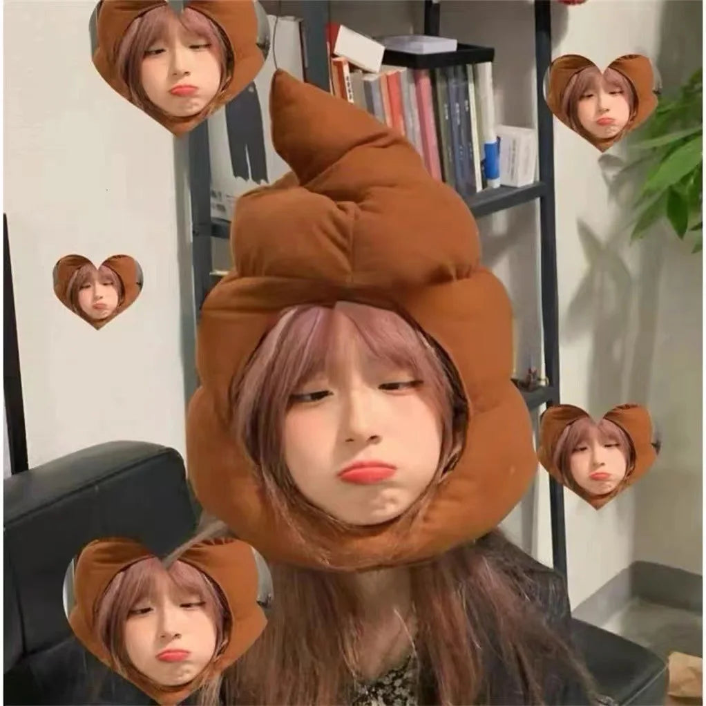 Poop Emoji Winter Hat – Cozy and Comical Headwear for the Bold!
