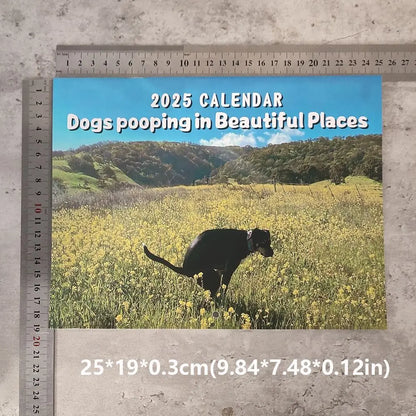 2025 Funny Dogs Pooping Calendar – A Year of Laughs!