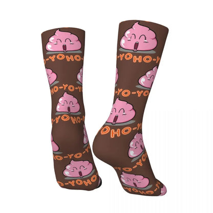 Men's Pinky Poop Compression Socks – Fun & Supportive!