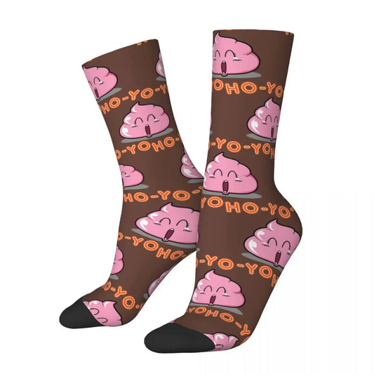 Men's Pinky Poop Compression Socks – Fun & Supportive!