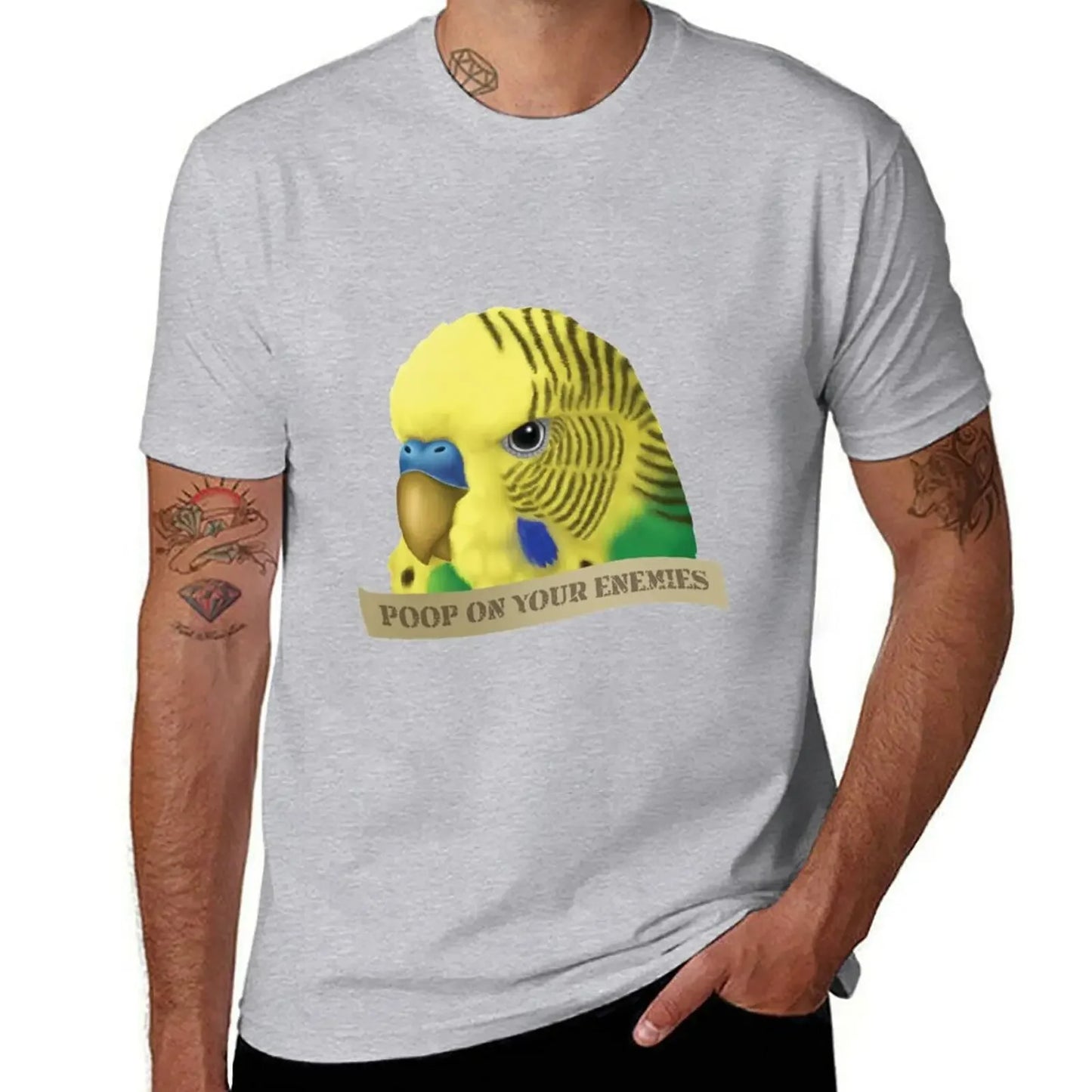 "Poop On Your Enemies" Funny T-Shirt – New Edition Black Tee for Men