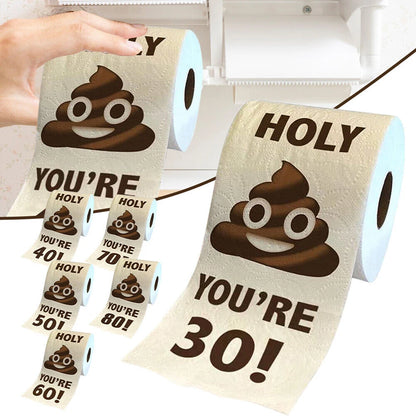 Poop Face Emoji Toilet Paper – The Ultimate Birthday Prank!