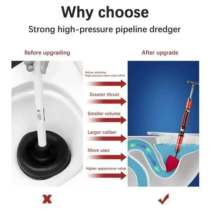 High-Pressure Toilet Plunger – Clogs Don’t Stand a Chance!