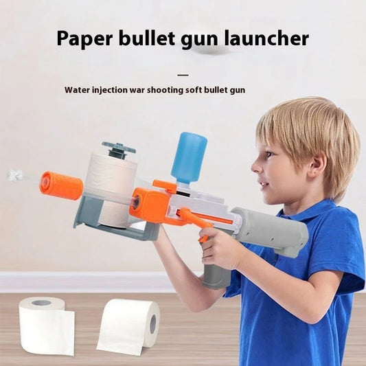 Toilet Paper Blaster – Spitball Warfare!