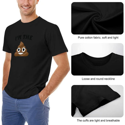 "I'm the Poop Emoji" Funny T-Shirt – Breathable & Lightweight Unisex Cotton Tee