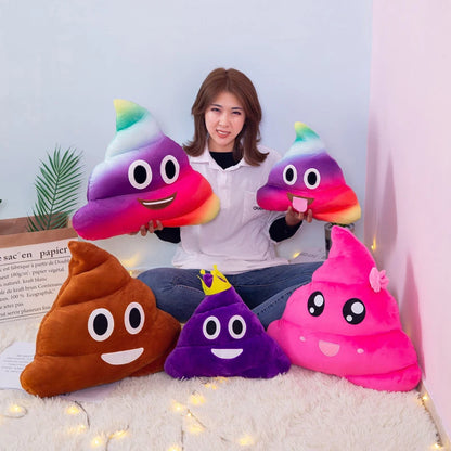 Poop Emoji Plush Pillow – Soft, Comedic Comfort!