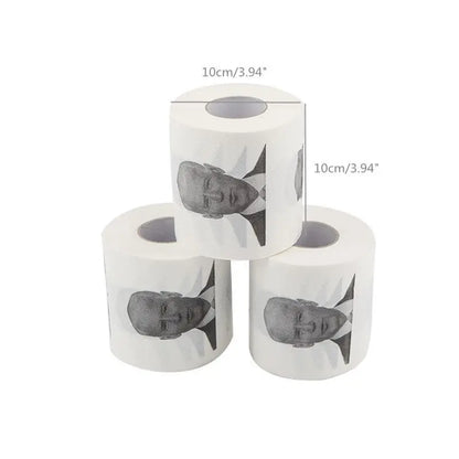 Joe Biden Humor Printed Toilet Paper Roll – A Presidential Bathroom Prank Gift