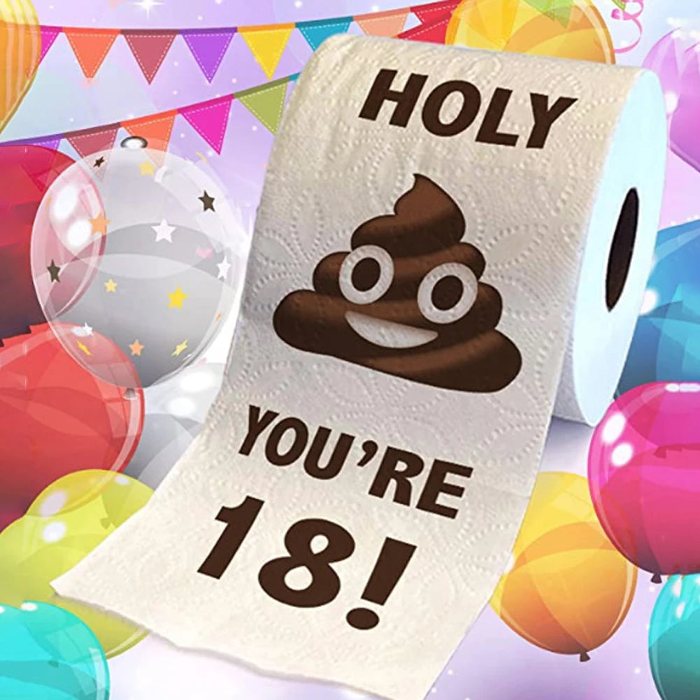 Poop Face Emoji Toilet Paper – The Ultimate Birthday Prank!
