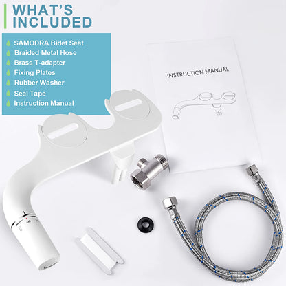 SAMODRA Slim & Non-Electric Bidet – Clean, Simple, Refreshing!