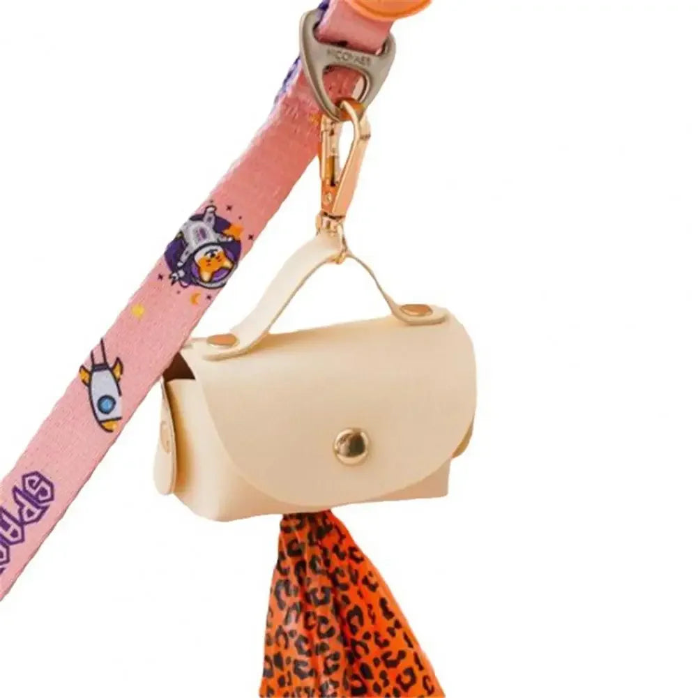 Faux Leather Poop Bag Holder – Cleanup in Style!