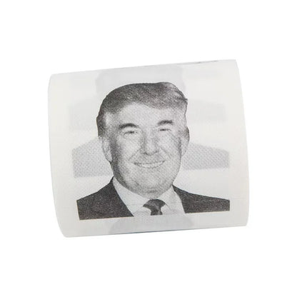 Donald Trump Humor Printed Toilet Paper Roll – A Presidential Bathroom Gift
